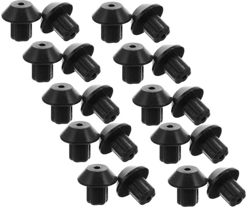 MUELODSIC 48 Pcs Rubber Feet for Hob Grille Replacement Compatible with Wb2k101 Gas Stove Burner Foot Grate for Range Stove Accessories Cooker Pan Support