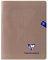 Clairefontaine 363741C - Schuheft /Heft Mimesys, 17x22 cm, 48 Blatt 90g, französische Lineatur, geheftet, Einband aus PP, Grau, 1 Stück
