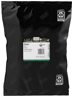 Frontier Co-op Organic Ginger Root Powder, 1 Pound Bulk Bag