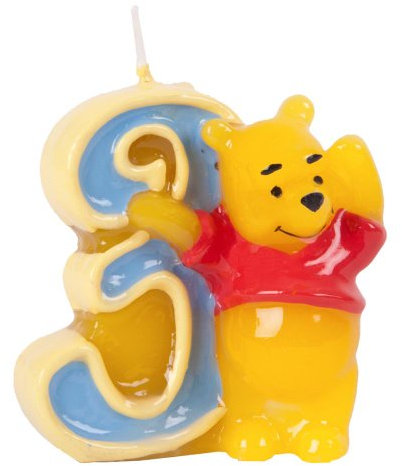 BIGIEMME S.R.L. CANDELINA 3 Winnie Pooh
