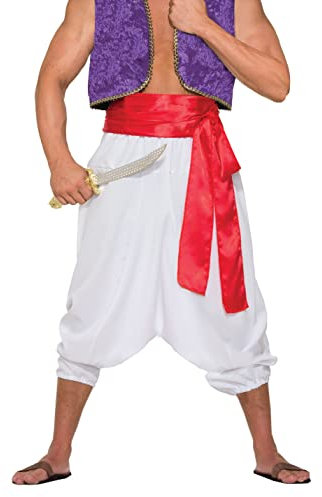 Forum Novelties 76418 Wüste Prinz Hose, Weiß