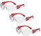 voltX 3 x GRAFTER’ Bifocal Lightweight Industrial Reading Safety Glasses, UKCA & CE EN166f Certified/Cycling Safety Glasses (Clear Lens +3.0) + UV400 anti fog coated lens