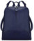 S-ZONE Mujer14 Inch Mochila de Cuero verdadera Monedero Mochila de Hombro Ocasional Bolsa Monedero Vino Rojo