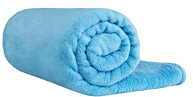 Clinotest XXL Kuscheldecke flauschig 150x220cm - Kochfest ohne Einlaufen oder Fusseln - warme Wohndecke in Türkis - auch als Sofadecke, Tagesdecke, Microthermaldecke, Fleecedecke nutzbar im Winter
