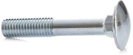 50x Schrauben DIN 603 Schloßschrauben Flachrund-Schrauben verzinkt Ø M10x50 mm