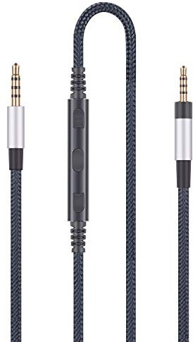 Audio-Ersatzkabel kompatibel mit Sennheiser PXC550, PXC480 Kopfhörer, Audiokabel kompatibel mit iPhone, kompatibel mit iPod, kompatibel mit iPad