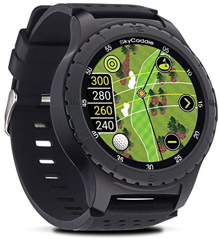 SkyCaddie LX5, GPS Golf Watch with Touchscreen Display and HD Color CourseView Maps, Black, Small