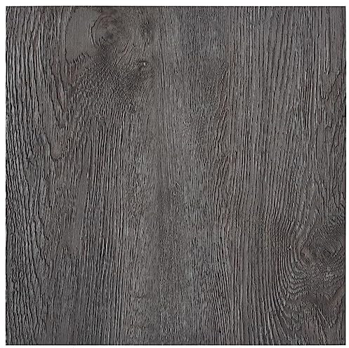 vidaXL Laminat Dielen Selbstklebend Schimmelbeständig Antiallergen Rutschfest Bodenbelag Vinylboden Fußboden Designboden 5,11m² PVC Braun