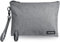 OZCHIN Geruchsdichte Tasche mit Zahlenschloss, Geruchssicherer Beutel, Kohlenstoff Auskleidung, Zertifikate und Medizin Organizer, Reisetasche, Männer Frauen (28 x 20 cm) - Grau