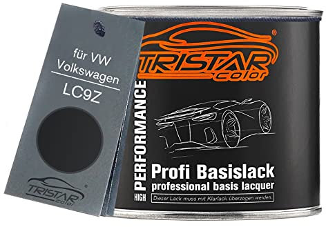 TRISTARcolor Autolack Dose spritzfertig für VW/Volkswagen LC9Z Black Magic Perl/Preto Magic Perol Basislack 0,5L