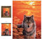 3D LiveLife Linsenförmige Wandkunst Drucke - Blick von Deluxebase. Ungerahmtes 3D Wolf Poster. Perfekter Wandfüller. Original kunstwerk lizenziert von bekannt künstler, Joh Naito
