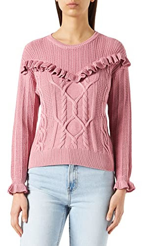 United Colors of Benetton Damen Trikot G/C M/L 111TD100F Pullover, Rosa 0 C8, M