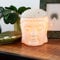 Candle Brothers elektrische Duftlampe | Duftlampe Buddha | Aromalampe für Duftwachs | Raumduft Elektrisch | Duftlampe Keramik Weiß | Lampe für Büro, Schlafzimmer, Yoga