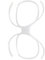 LIOOBO Verschreibungspflichtige Skibrille Rx Inserts Optischer Adapter Optischer Adapter Flexibel Bendible Bendible Universalgröße Innenrahmen Snowboard Motorrad Goggle