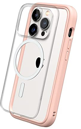 RhinoShield Mod NX Hülle für MagSafe für iPhone 14 Pro | Starker Magnet, Bumper-Case mit Backplate, modulares 2-Wege-Design, Fallschutz nach Militärstandard
