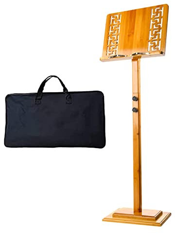 RIFWOVE Pupitre Pliable Et Portable en Bois, Support Pliable Et Portable en Bois pour La Cuisines, Pupitre De Partitions, Tablette, Iiseuse, Livres De Cuisine, Encyclopédies Et Atla