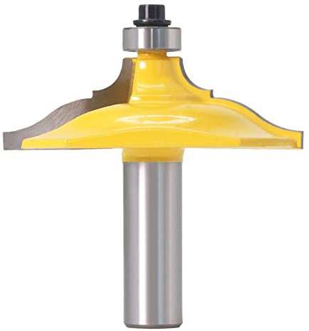 1pcs Table Edge Router Bit, 12mm 12.7mm Shank Molding and Edging Router Bit Diameter 63.5mm Woodworking Cutter (Size : 12.7mm Shank)