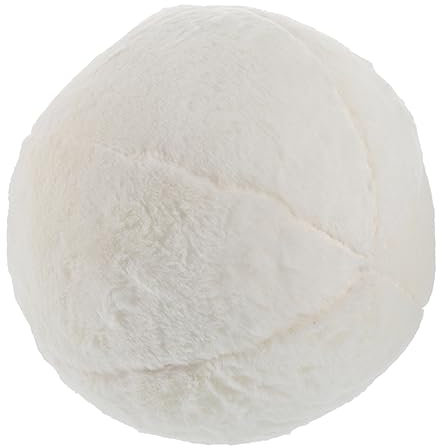 Toyvian Dekoratives Plüschkissen Rundes Kugelkissen Beige Sofa Wurfkissen Abnehmbar für Wohnzimmer und Heimdekoration Geschenkidee