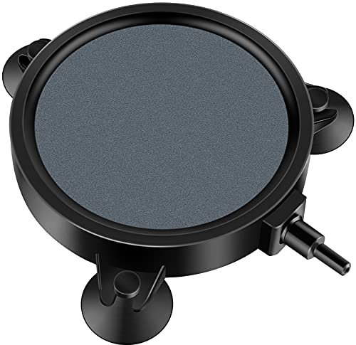 Pawfly Aquarium 10 cm Luftstein Scheiben-Blase Diffusor Blasenfreigabe-Werkzeug für Luftpumpen Eimer Fischbecken Teiche DWC Reservoirs