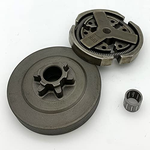 Luxuypon Rodamiento de agujas de embrague de tambor de embrague de 3/8 compatible con motosierra china 3800 38cc repuestos