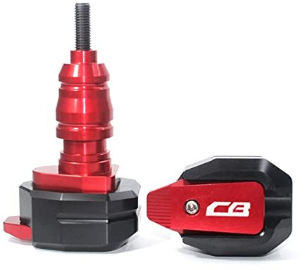 Uubik Motorräder Sturzpads Für Honda CB500F 2013-2018 Motorrad Absturzsicherung Rahmen Slider Anti-Fall Schutz Slider Frame Sliders Sturzschutz (Color : Red)