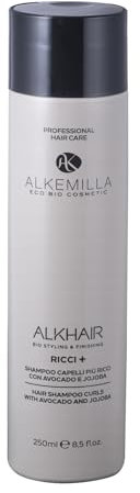 Lockiges Haarshampoo + mit Avocado und Jojoba