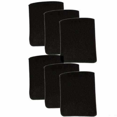 EpheyFIF Lot de 6 filtres en mousse pour aspirateur pour Parkside PWD 12 A1, sacs en tissu sec