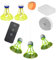 Yabauuop Badminton-Trainerset – Leuchtendes Badminton-Trainerset Für Den Innenbereich | Badminton-Rebound-Trainer | Badminton-Trainer Zum Selbstüben | Tragbares Badminton-Trainingsgerät