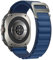 KeeFos Alpine Loop Bracelet Bracelet Compatible avec Samsung Galaxy Watch Ultra 47mm 2025, Homme Femme Nylon Titanium G-Hook Bracelets Compatible avec Samsung Galaxy Watch Ultra 47mm 2024 - Bleu