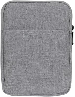 GJNMYSD Universal Sleeve Bag for 6,6.8,7 Kindle Paperwhite/Colorsoft 2024-2012 Compatible with 6-6.8 All-New Kindle/Kobo/Tolino/Sony,6 EReader,Light Gray