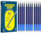Donluhu Ersatzminen für Pilot FriXion [12er Set], Blau-Schwarz, Radierbare Ersatzminen für Pilot FriXion Stifte, Ersatzmine für Gelstift radierbar, Kompatibel mit Pilot FriXion Ball& Clicker [0.7mm]