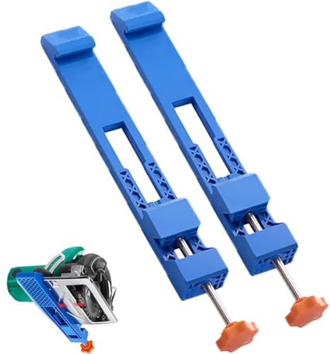 Guida di base per macchina da taglio regolabile, morsetto di posizionamento per fresatura sega circolare elettrica, guida di precisione per il taglio del legno, guida per sega circolare posizionamento
