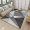Tapiso Teppich Küchenmatte Bereich Teppich Dreieck Geometrisches Muster Wohnzimmer Zubehör Schallabsorption Anti-Allergie Teppich Lang(blau 120X200cm)