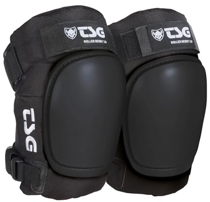 TSG Genouillères Roller Derby 3.0 - Noir Foncé - XL