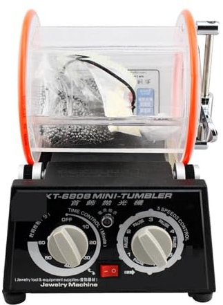 KT-6808 Rotary Polisher Machine for Gold Silver Jewelry Precious Metals for Jewelry, Wood, Amber, Metal, Jade