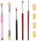 5 Pack French Tip Nail Design Brushes Ombre Nail Brush Nails Art Brushes Ombre Brush for Gel Nails for Manicure DIY Tools Acrylic Application