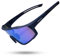 RTUOHUIN Polarisiert Fahrradbrille UV400-Schutz Sport Sonnenbrille TR90 Flexiblem Rahmen Hochwertig Schnelle Schutzbrille für Kinder Herren und Damen - Blau