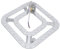 Mumusuki Reemplazo de Luz del Ventilador de Techo, Panel LED 3 Temperaturas de Color PC Aluminio Hard Wired Garden Light Lámpara
