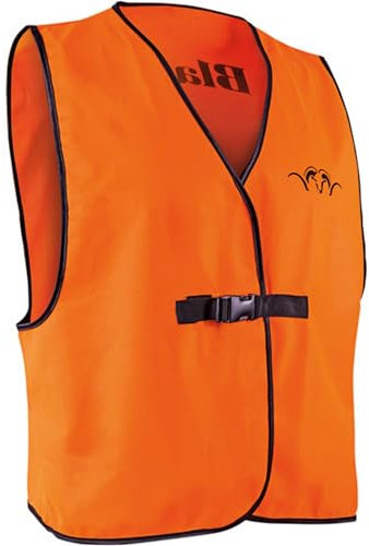 Blaser Treiberweste – Pure Blaze Orange – One‑Size Signalweste für Drück‑ und Treibjagd – mit Clip‑Verschluss & Argali‑Logo – hervorragende Sichtbarkeit