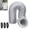 Protection Tuyau Climatisation, Gaine Isolante Climatisation, Isolation Tuyau Climatiseur - Enveloppe Isolante Triple Couche Ajustable Pour Usage IntéRieur Et ExtéRieur - DiamèTre 13 Cm Et 15 Cm