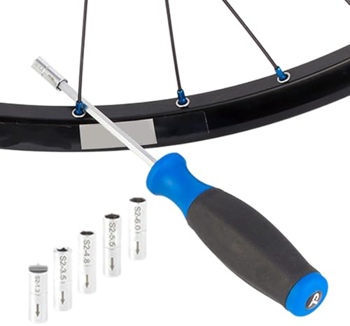 Genérico Suggesting The Tipper, Inner Membrane Tips Inserting Tool for Nipple Wrap Saving Bikes | Comfort Grip Nipple Driver Tool Racing Bike Mountain Bikes