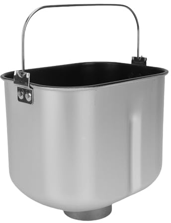 Asixxsix Cubeta para panificadora, revestimiento antiadherente de acero inoxidable para panificadora, cubeta de repuesto para mezclar pan (para Morphy Richards 48261, 48285 y 48286) (Alto)