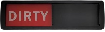 Clean Dirty Magnet for Dishwasher | Stainless Steel Dishwasher Sign Clean | Dirty | Heavy Duty Magnets for Dishwashers Dish Bin, with Adhesive Tapes