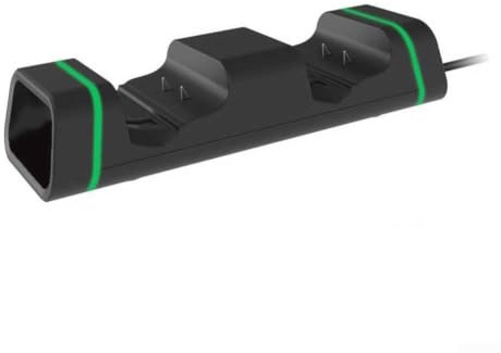 Doppia base di ricarica compatta per Xbox Series X|S e per controller Xbox One, accessorio da gioco in ABS