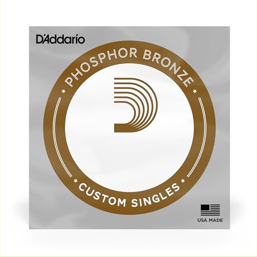 D'Addario .062 Phosphor Bronze Wound for Acoustic Guitar Single String