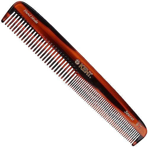 Kent Brushes Handgefertigte Kämme - Große Größe, grober und feiner Kamm für Damen