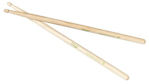 Stagg V Series Hickory Drum Sticks - 5A Wood Tip - SHV5A