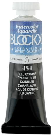 Blockx Cyaninblau 15 ml Aquarell-Tube.