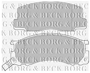 Borg & Beck BBP1131 Brake Pads To Fit Toyota Previa 2/90-7/96