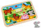 Janod Chunky-Puzzle aus Holz, Bauernhoftiere, 7 Teile, Entwicklung der Feinmotorik und Konzentration, ab 18 Monaten, J07055